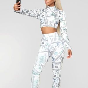 Cash/Money two piece set - Green